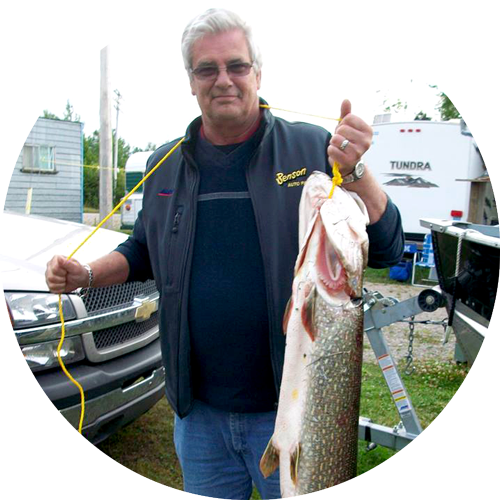 brochet, homme, poisson, pêche