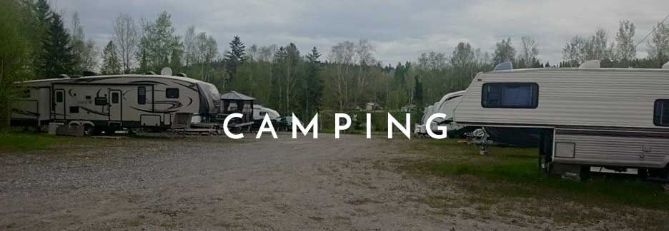camping, roulotte, motorisé, nature