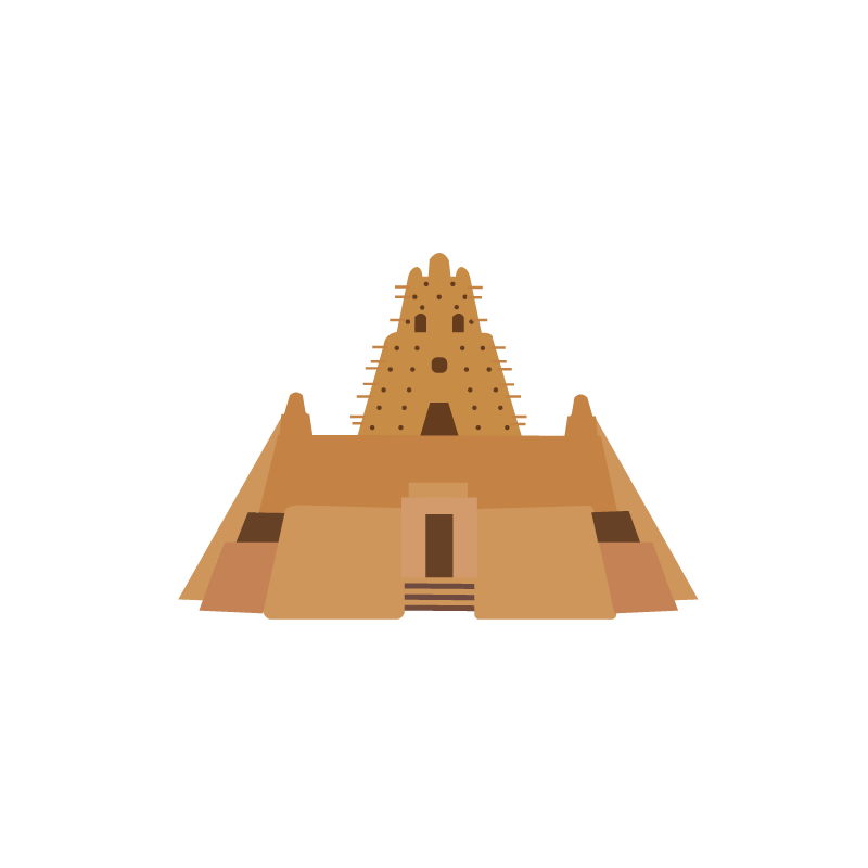 Monuments vectorisés du Mali