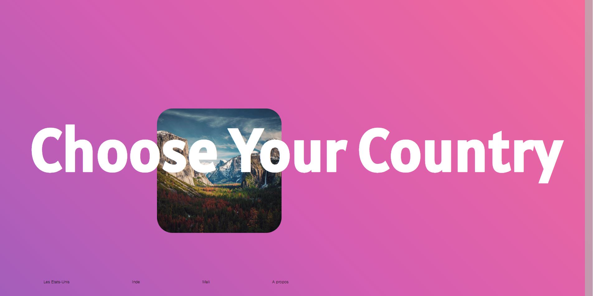 Site web Choose Your Country