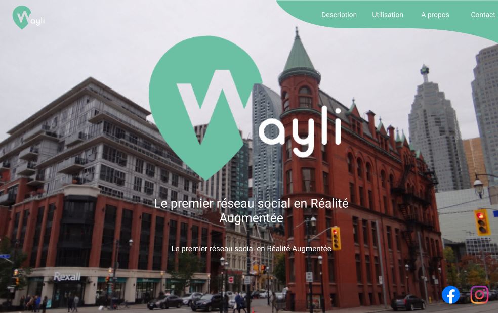 Un réseau social en réalité augmentée - Wayli