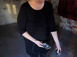 Photographie de la performance en art médiatique Connexions, 2018, D2P Residency, Brighton, UK