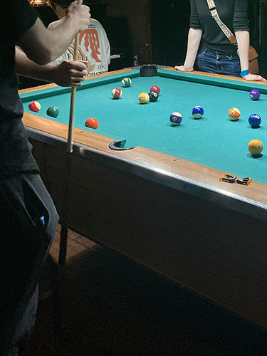 Billard dans un bar